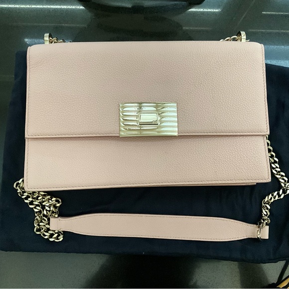 Ralph Lauren Collection Pink Chain Shoulder Bag NWT - Picture 2 of 16